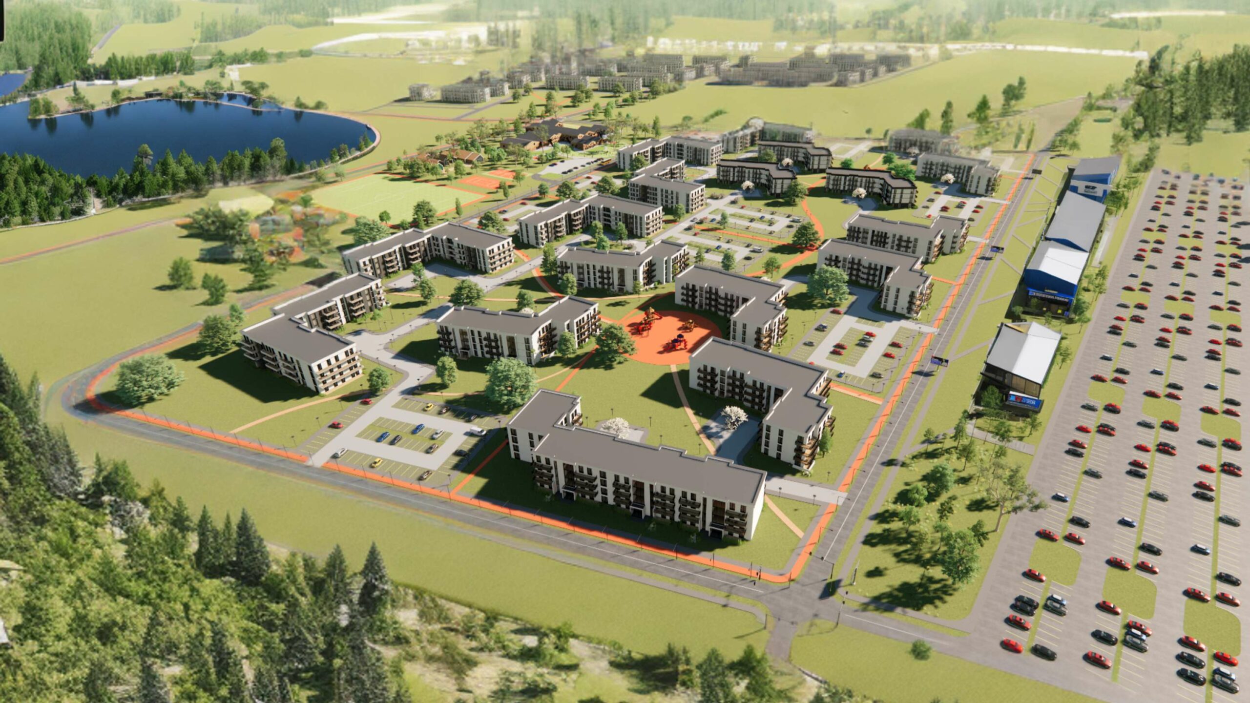 Residential and Commercial Complex in Lithuania